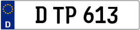 Truck License Plate